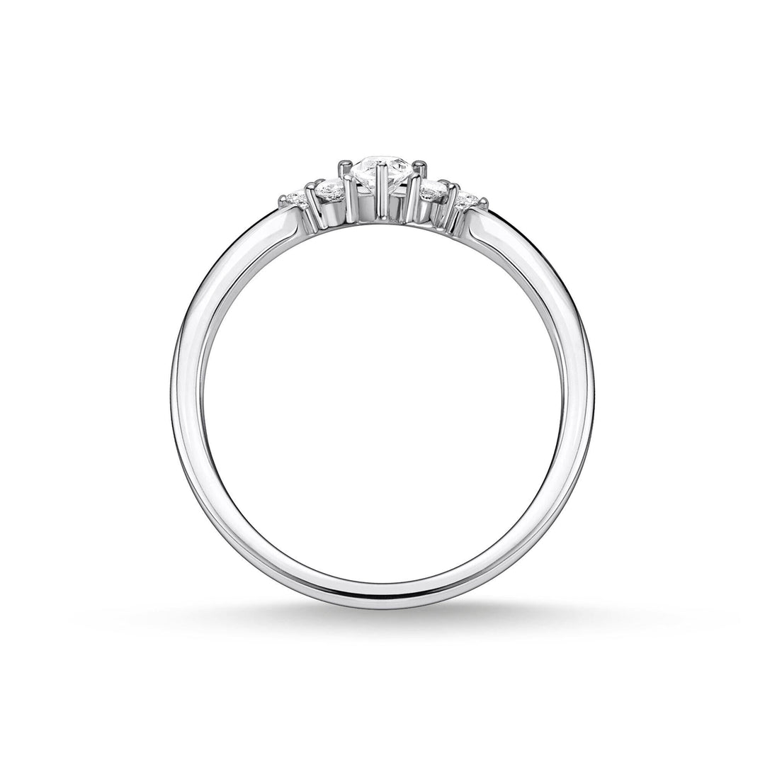 Thomas Sabo Vintage White Stone Silver Ring - MococoThomas SaboTR2325 - 051 - 14 - 524051245490121Rings