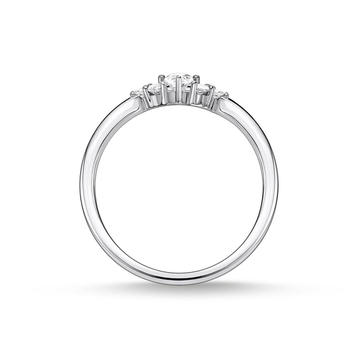 Thomas Sabo Vintage White Stone Silver Ring - MococoThomas SaboTR2325 - 051 - 14 - 524051245490121Rings