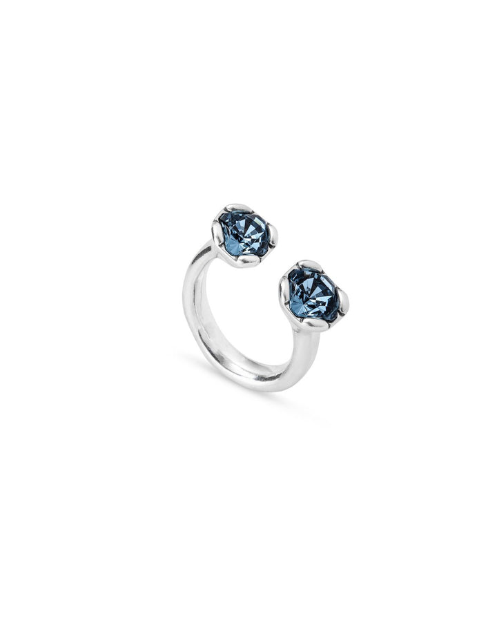 UNOde50 Silver aura blue Charismatic Ring - MococoUNOde50ANI0790AZUMTL12/WEB8435302480724Rings