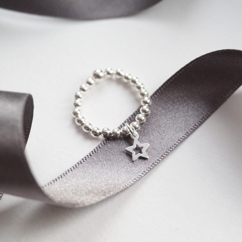 Little Grey Moon Rings - Mococo