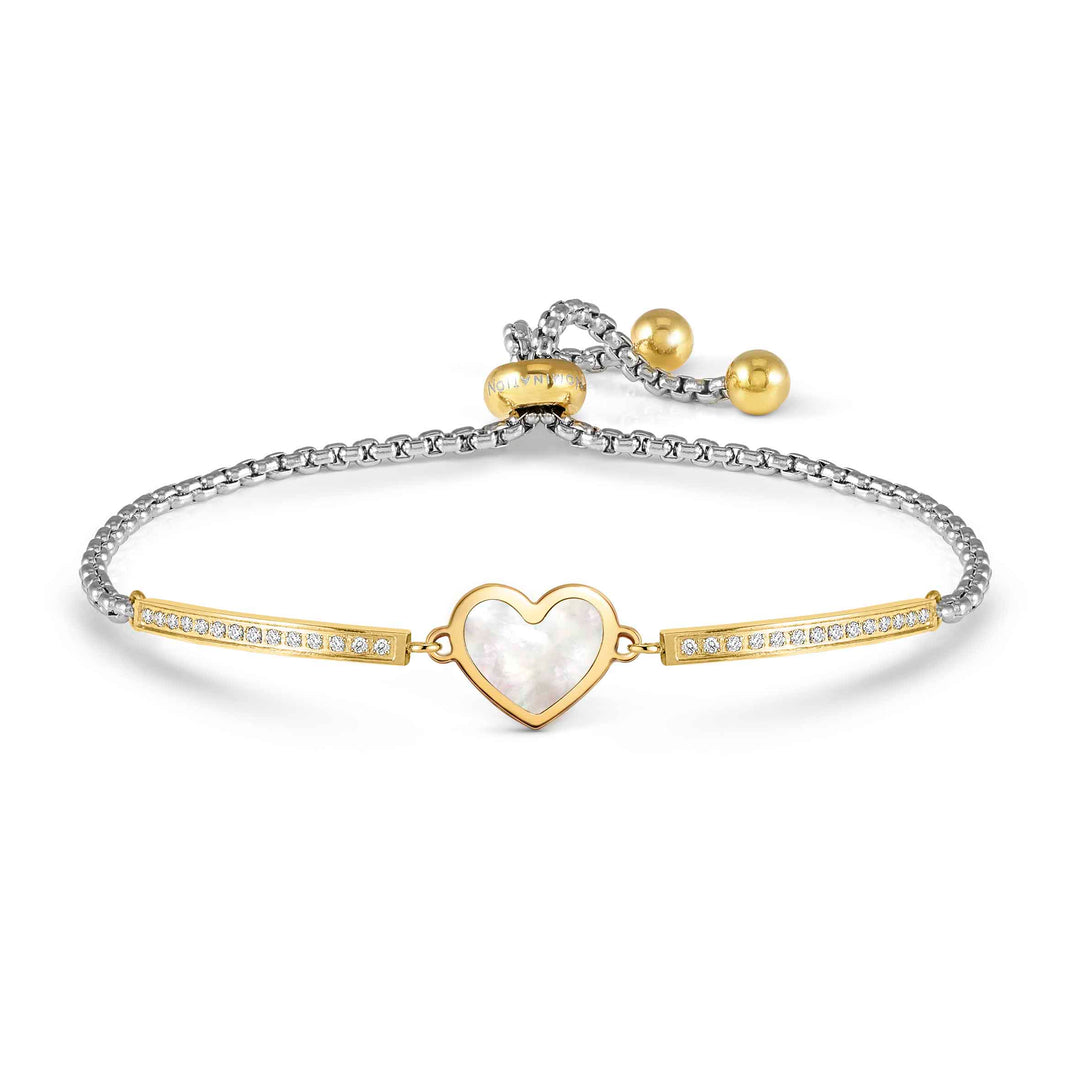 Nomination Gold Mother-of-Pearl Heart Milleluci Bracelet