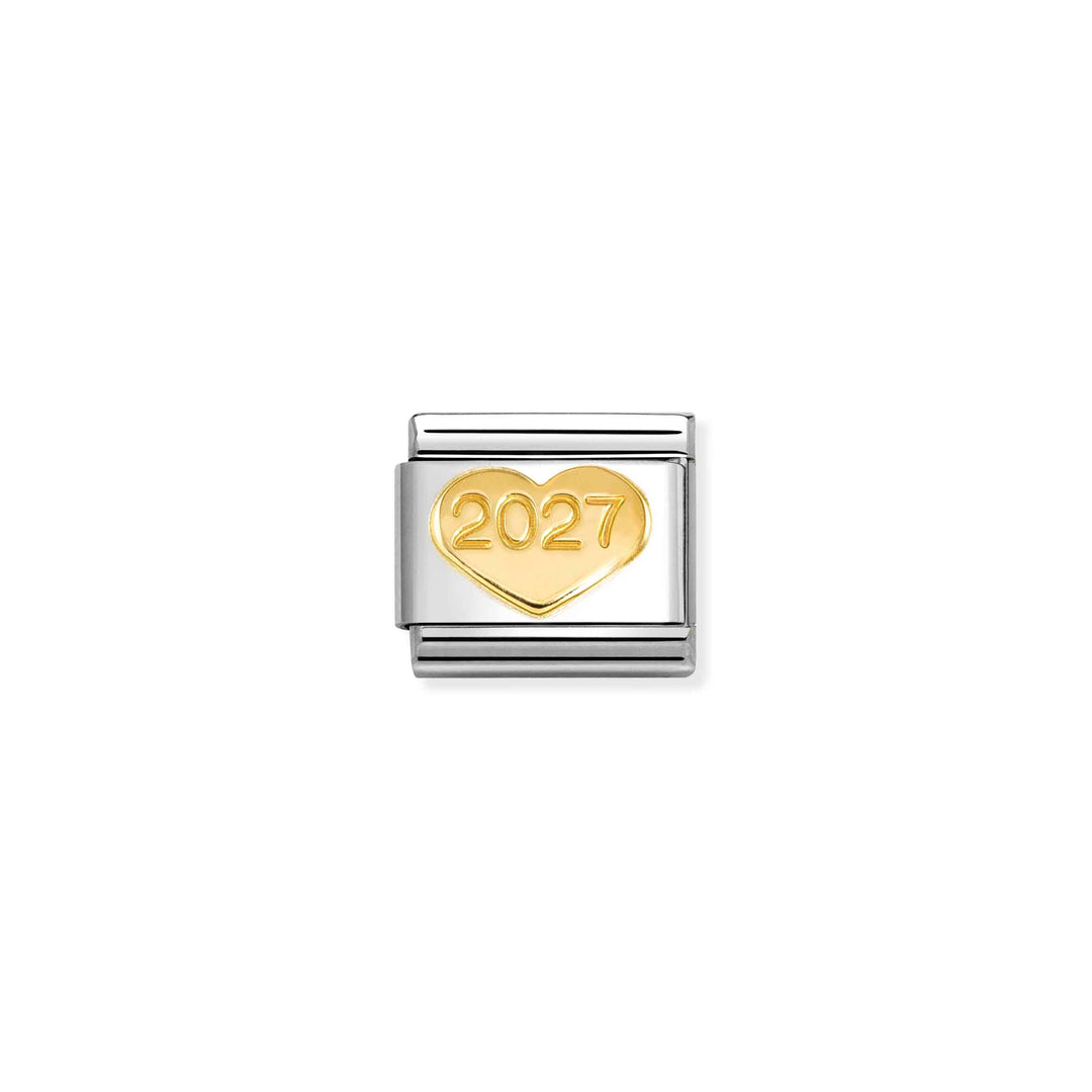 Nomination Bonded Gold Classic Symbols 2027 Heart Charm
