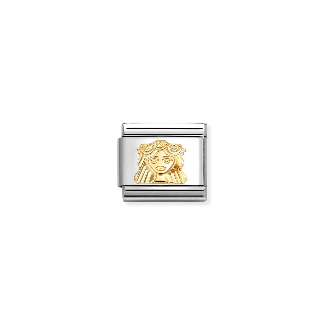 Nomination Gold Classic Zodiac Virgo Charm