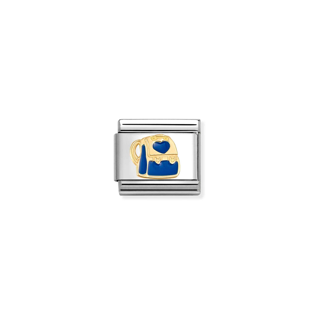 Nomination Blue Classic Backpack Charm â€“ Bonded Gold