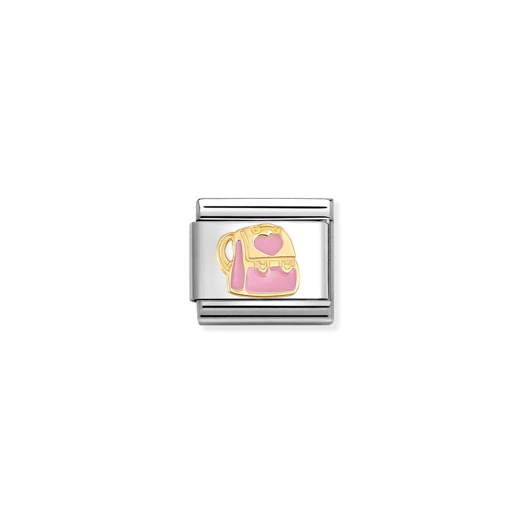 Nomination Pink Gold Classic Symbols Backpack Charm