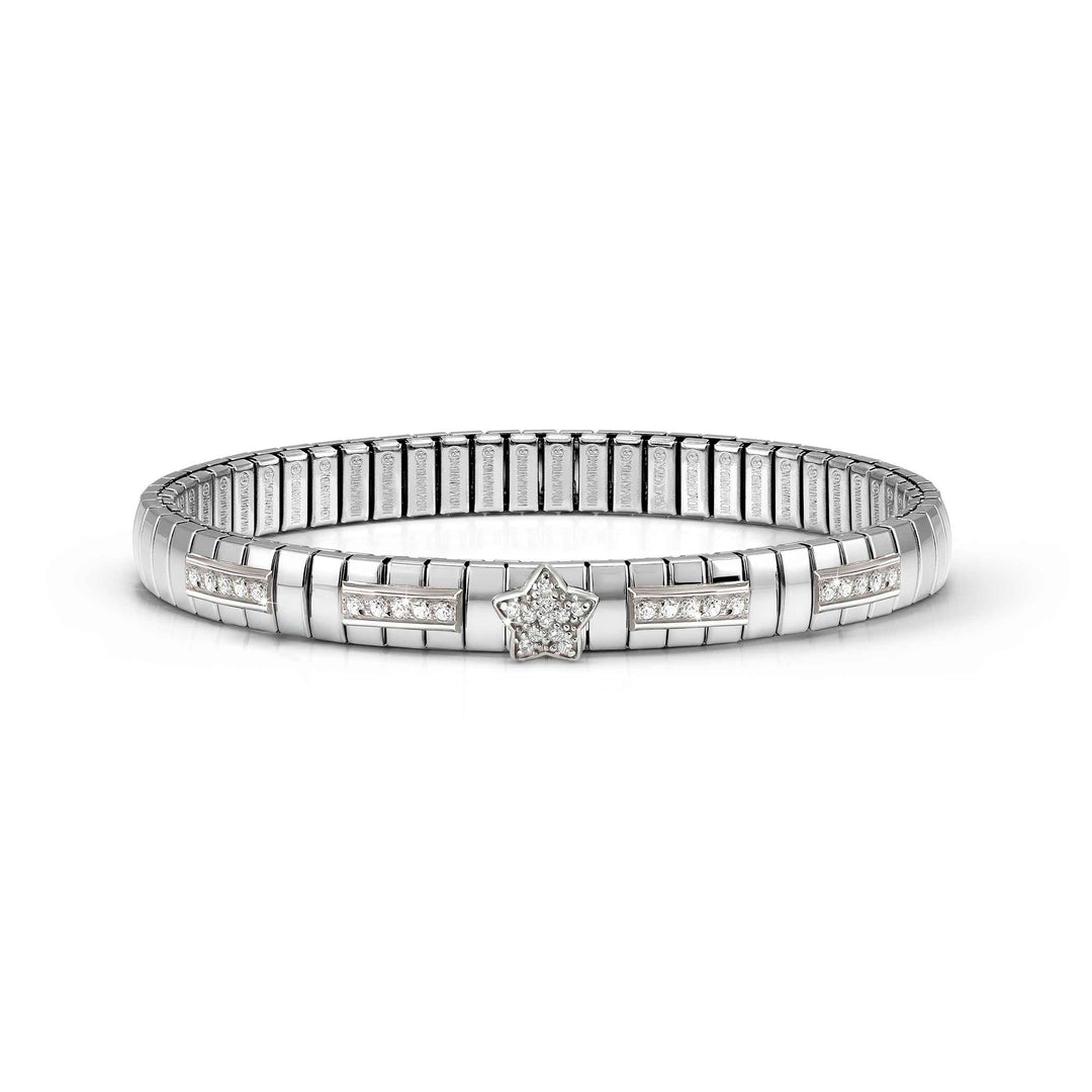 Nomination Silver XTE Star CZ Bracelet