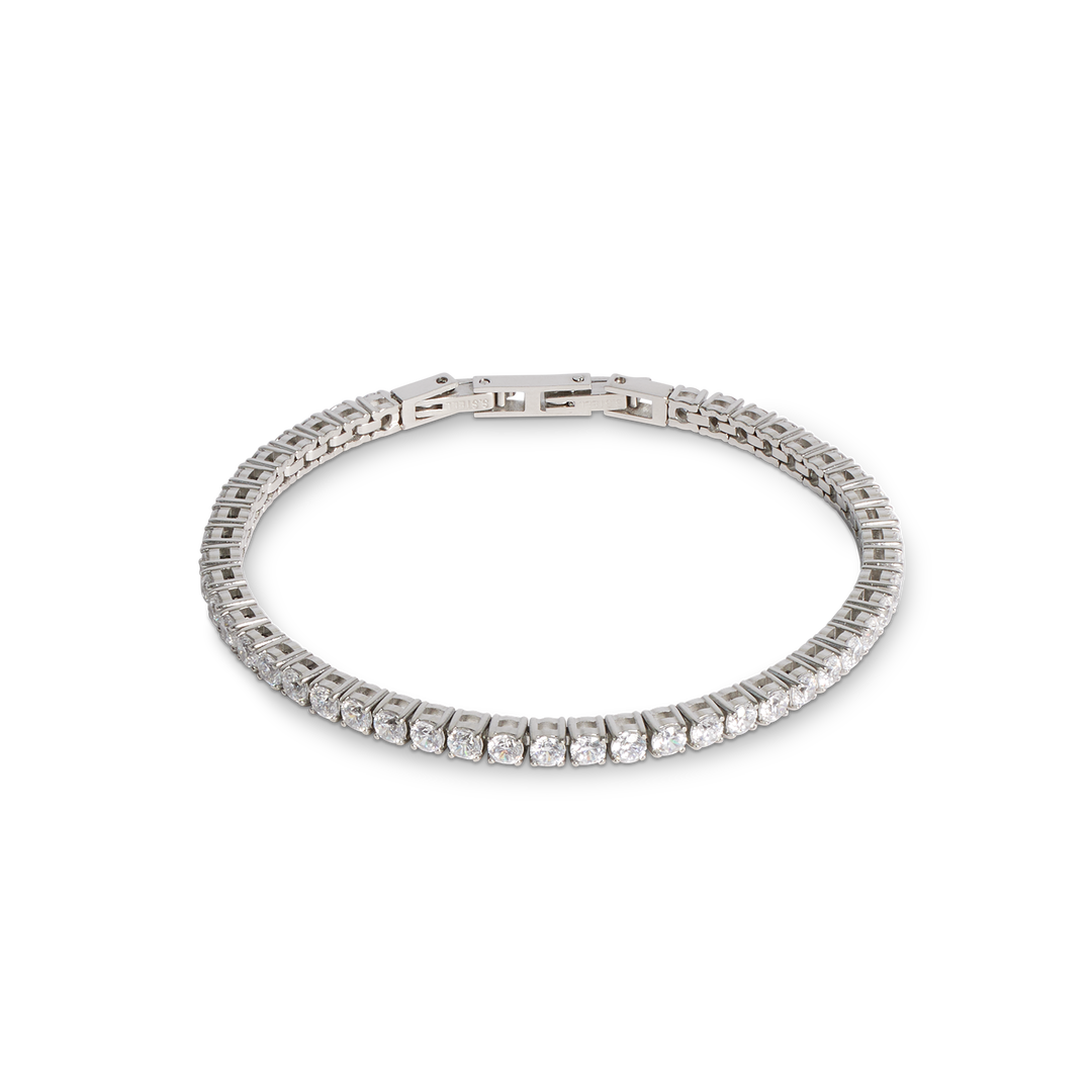 COEUR DE LION Tennis Bracelet with Zirconia Crystals Silver