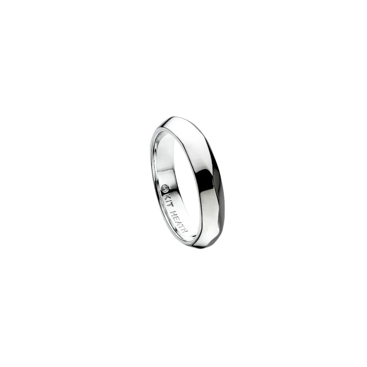 Kit Heath Glint Geo Band Ring Sterling Silver