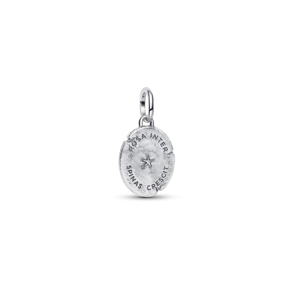 14K Gold-Plated Medallion and Rose Sterling Silver image 5