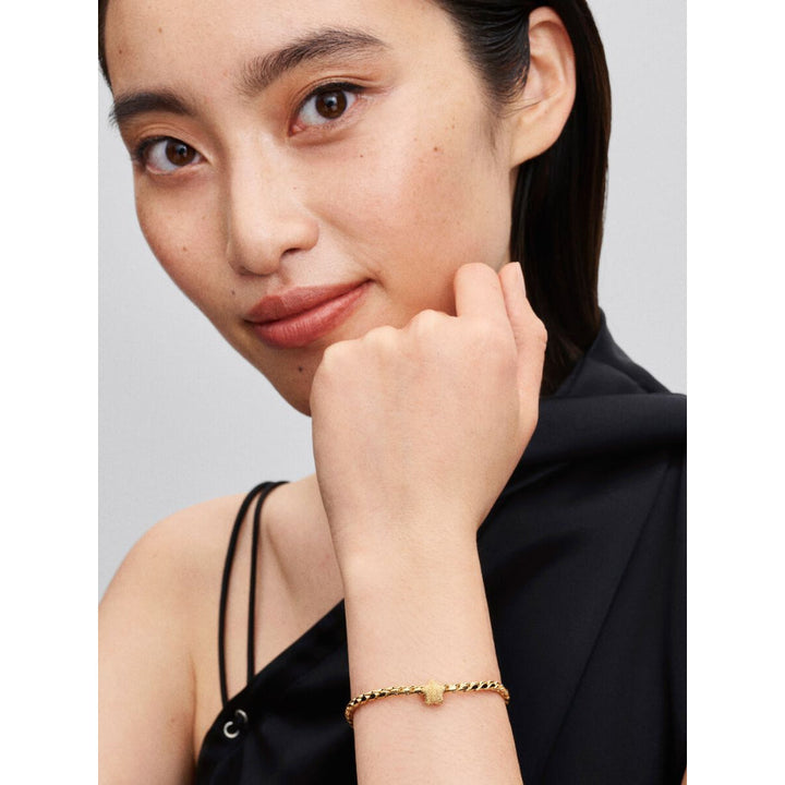 14K Gold-Plated Textured Star Mini Charm image 3