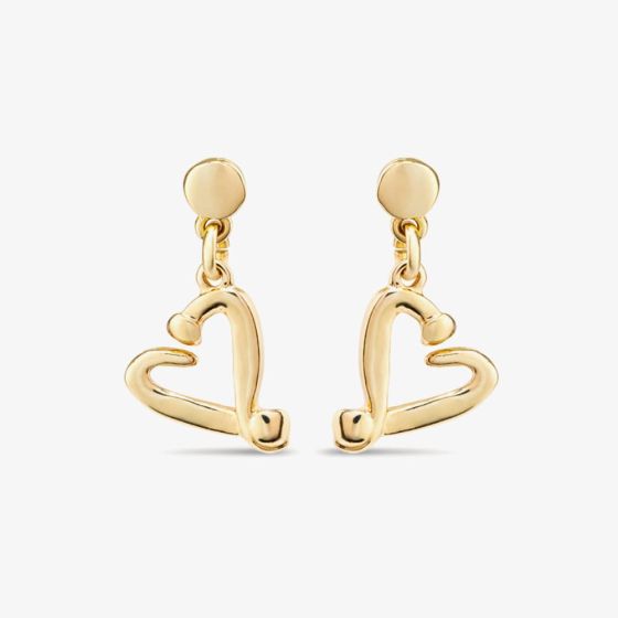 UNOde50 Gold One Love Earrings