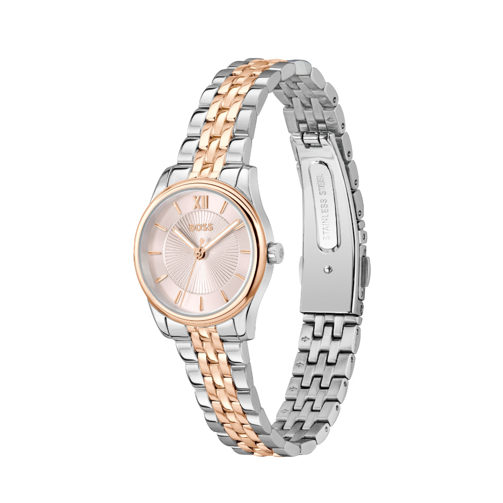 Hugo Boss Bi-Colour Graceful Mina Carnation Gold IP and Stainless Steel Watch image 3