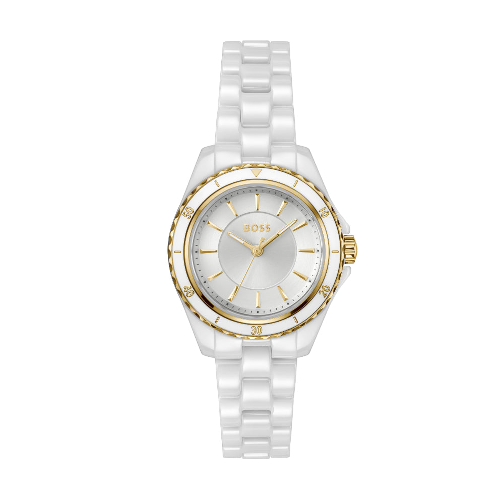 Hugo Boss White Sage Aqua Ceramic Watch image