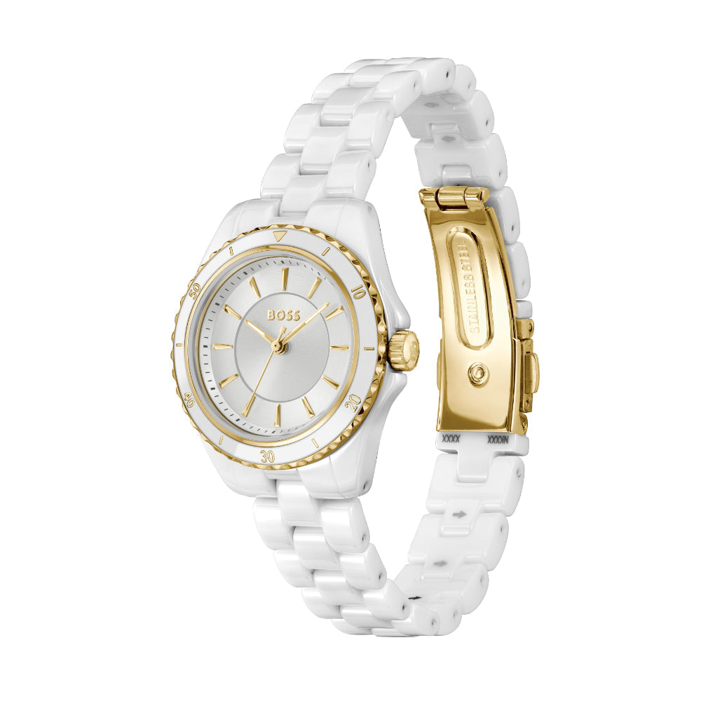 Hugo Boss White Sage Aqua Ceramic Watch image 3