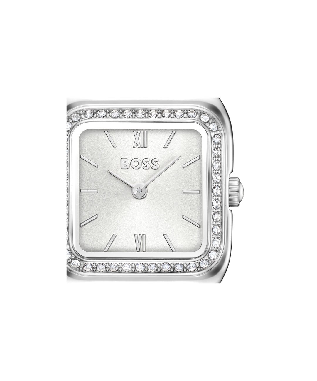 Boss Mae Petite Crystal Watch Silver Dial - Mococo