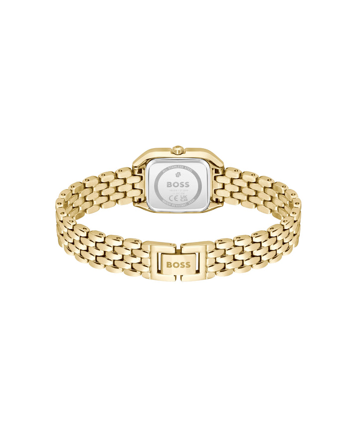 Boss Mae Petite Crystal Watch Gold Dial - Mococo