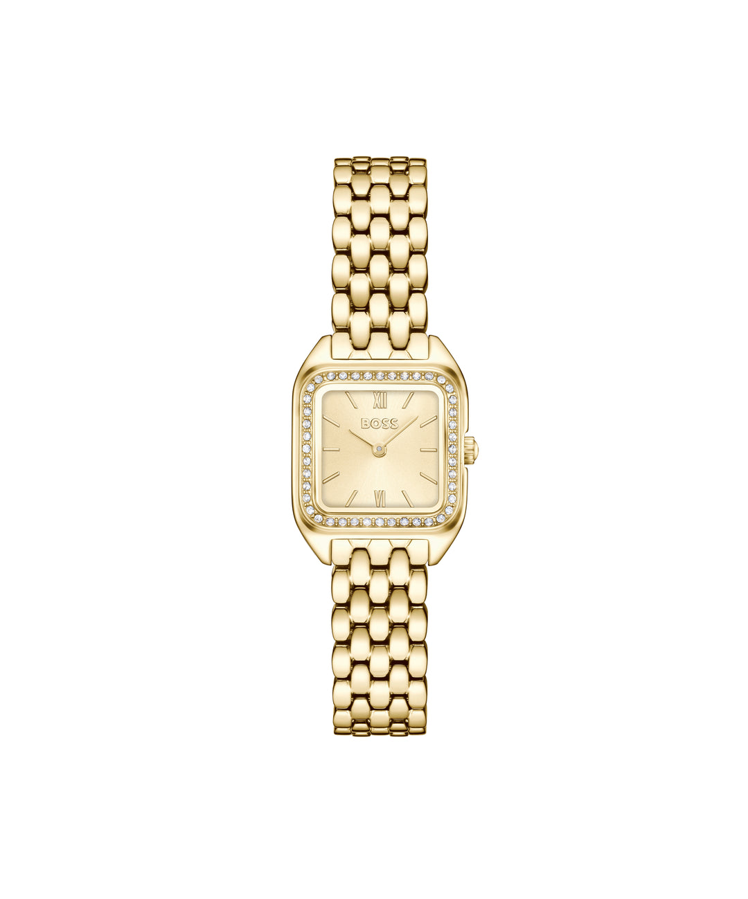 Boss Mae Petite Crystal Watch Gold Dial - Mococo