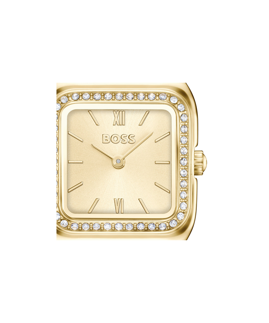 Boss Mae Petite Crystal Watch Gold Dial - Mococo
