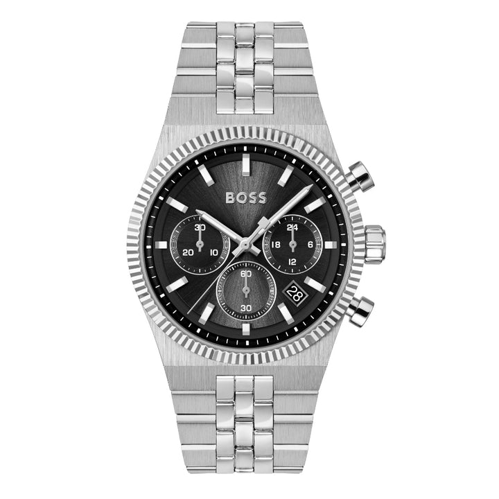 Hugo Boss Silver Candor Prime Stainless Steel Watch image