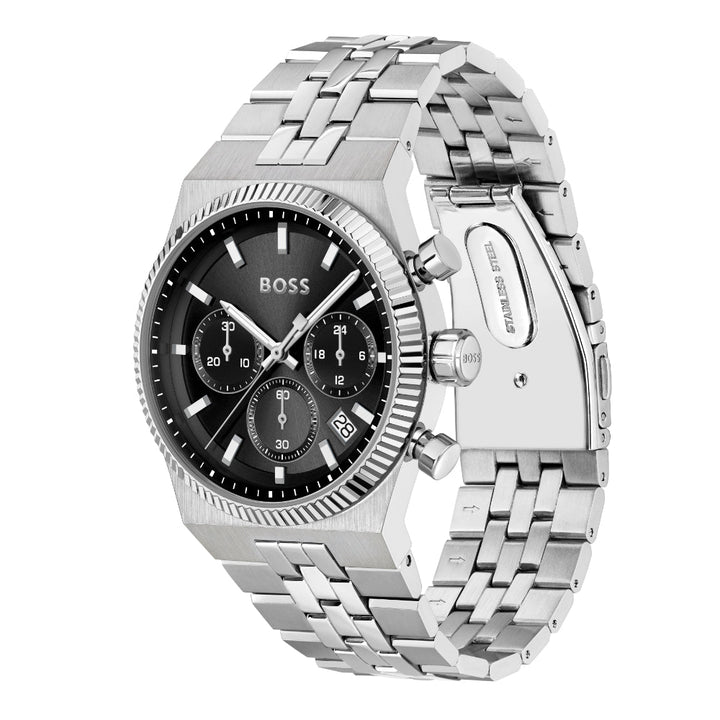 Hugo Boss Silver Candor Prime Stainless Steel Watch image 3