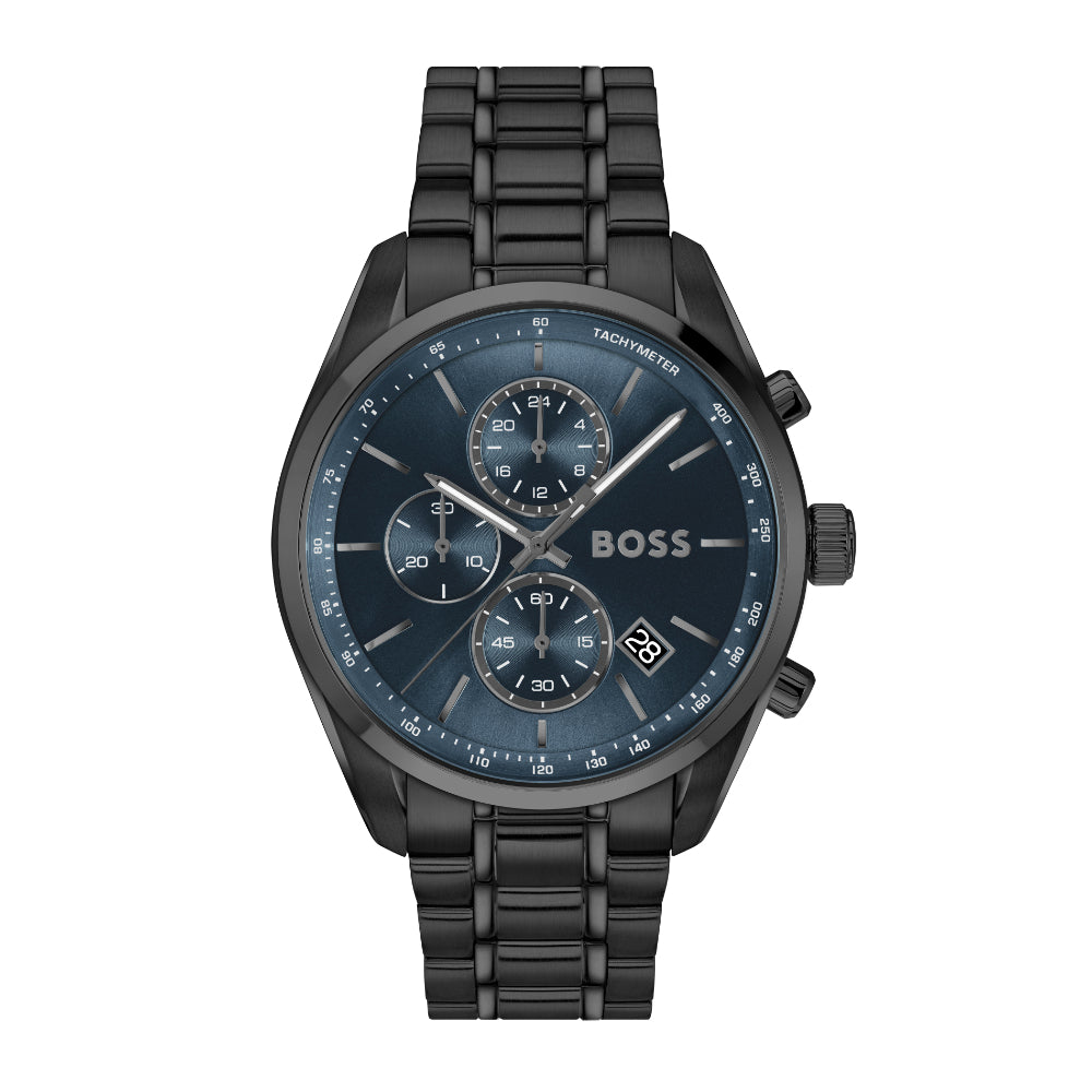 Hugo Boss Black Grand Prix 44 Stainless Steel Watch image