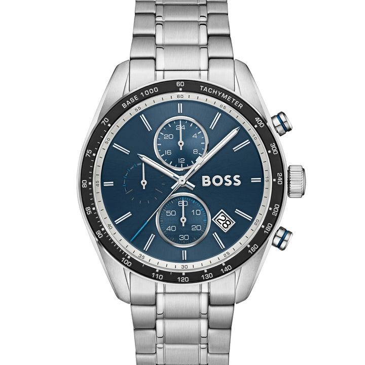 Boss Grand Prix 44 Chronograph Blue Dial Watch