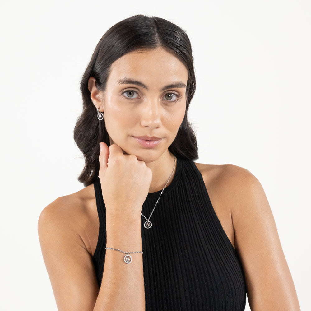 Hugo Boss Silver Double B Divine Stainless Steel Bracelet image 1