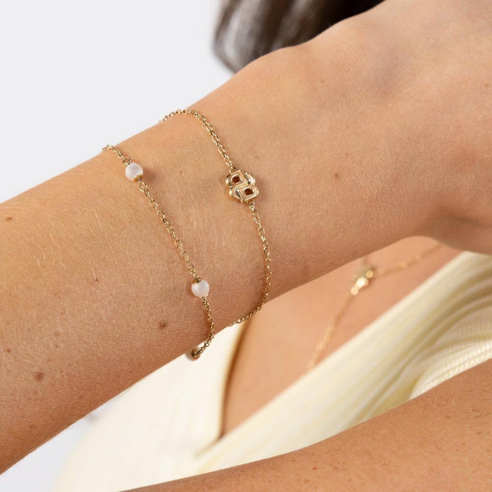 Hugo Boss Gold Double B Mirelle Stainless Steel Bracelet image 2