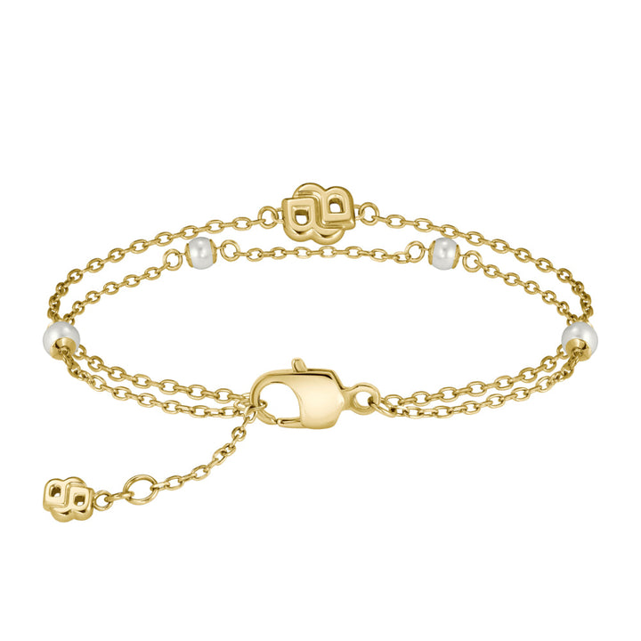 Hugo Boss Gold Double B Mirelle Stainless Steel Bracelet image 3