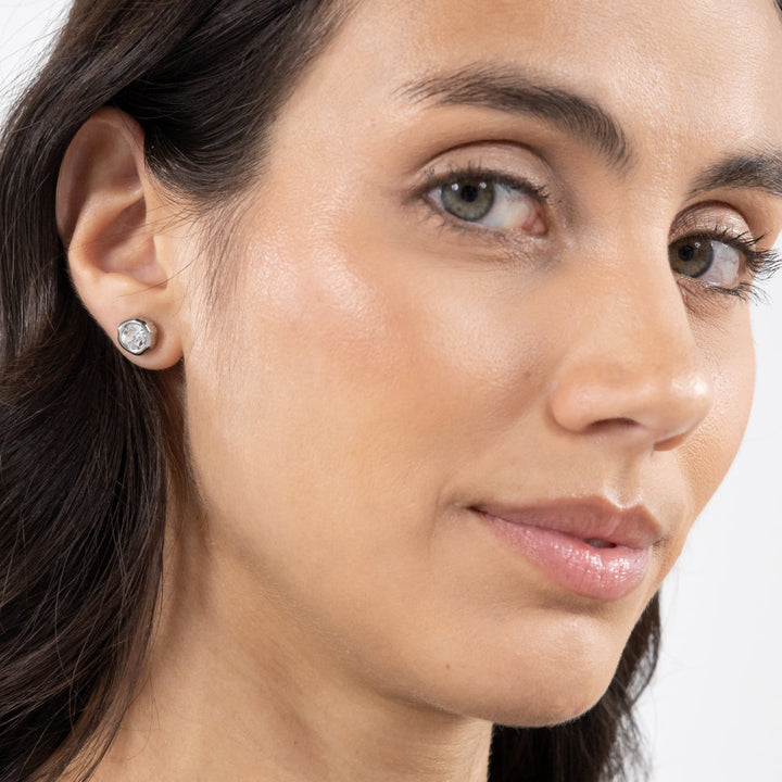 Hugo Boss Silver Kassy Precious Stainless Steel Stud Earrings image 3