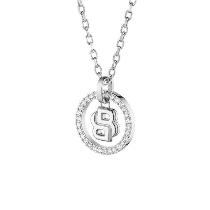 Hugo Boss Silver Double B Divine Stainless Steel Necklace image 3