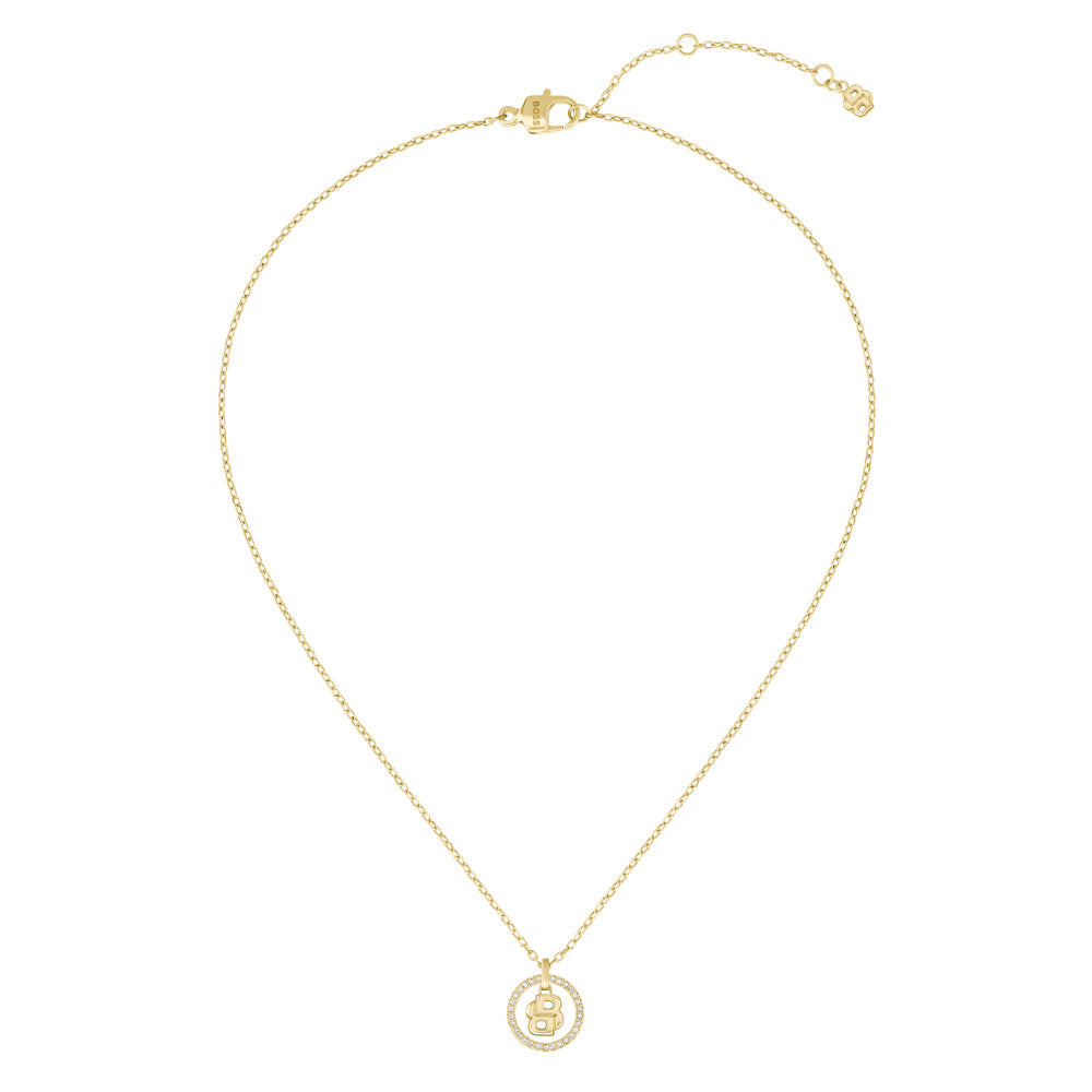 Hugo Boss Gold Double B Divine Stainless Steel Necklace image
