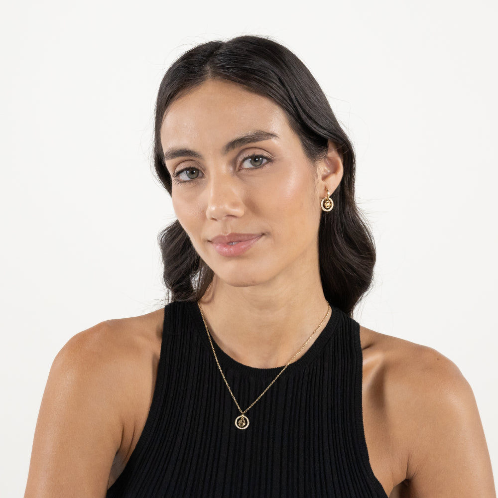 Hugo Boss Gold Double B Divine Stainless Steel Necklace image 1