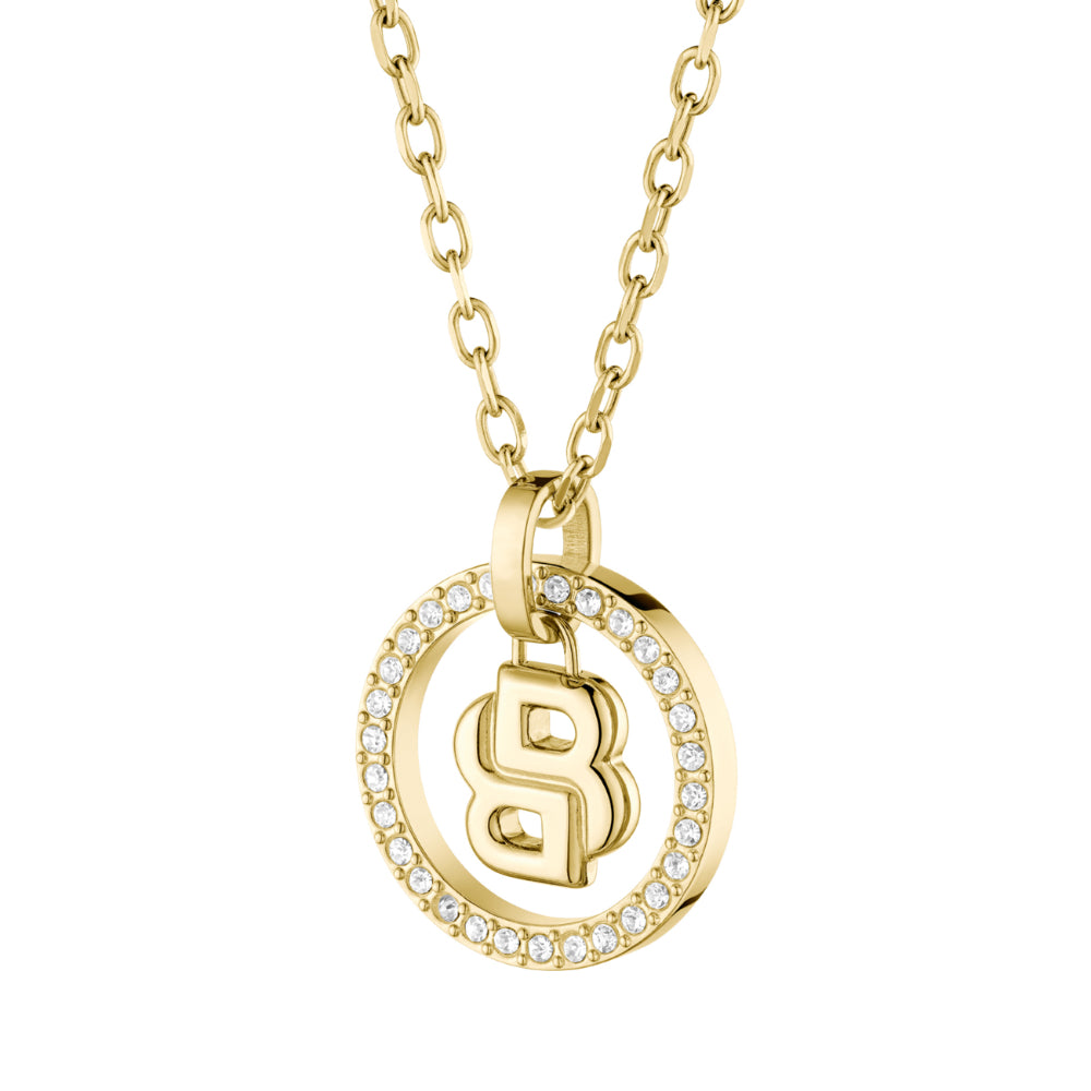 Hugo Boss Gold Double B Divine Stainless Steel Necklace image 4