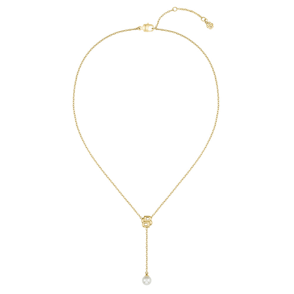 Hugo Boss Gold Double B Mirelle Stainless Steel Necklace image