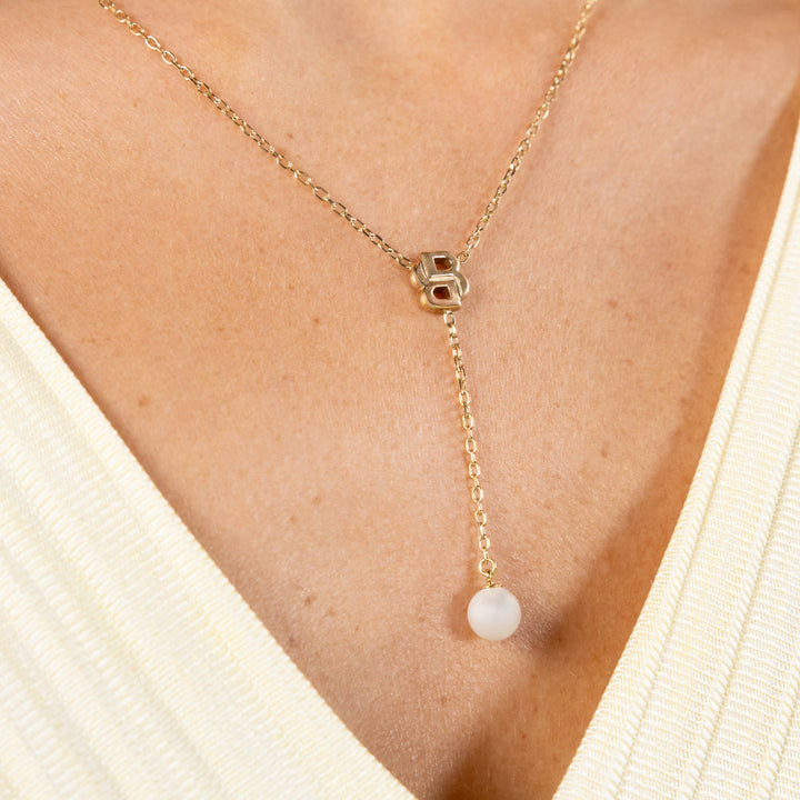 Hugo Boss Gold Double B Mirelle Stainless Steel Necklace image 2