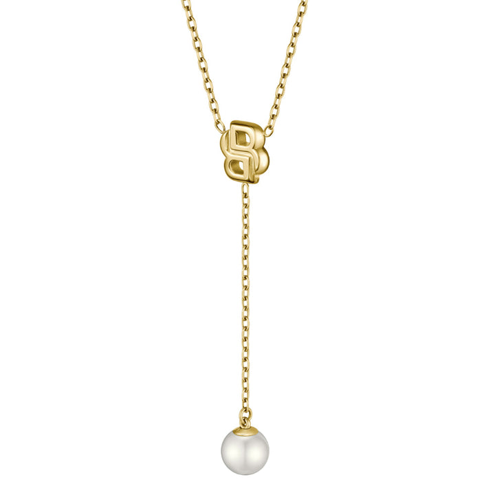 Hugo Boss Gold Double B Mirelle Stainless Steel Necklace image 3