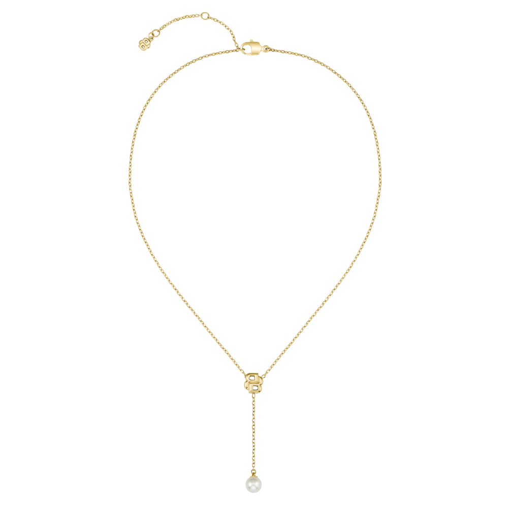 Hugo Boss Gold Double B Mirelle Stainless Steel Necklace image 4