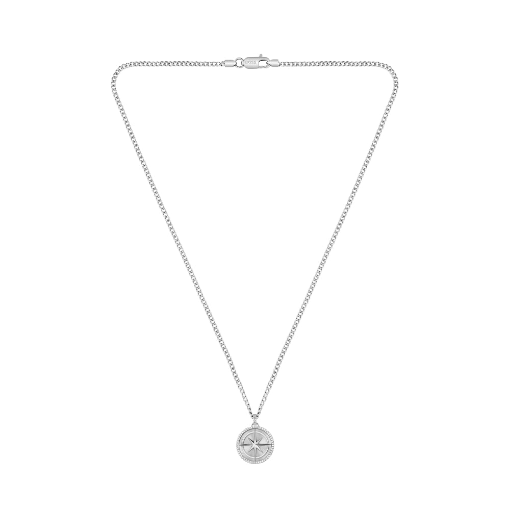 Hugo Boss Silver North Stainless Steel Necklace image 4