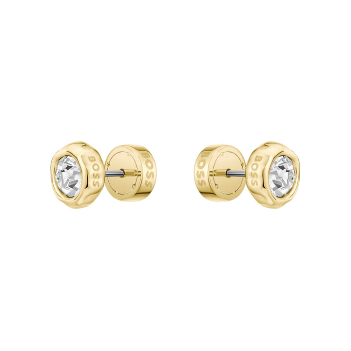 Hugo Boss Gold Kassy Precious Stainless Steel Stud Earrings image