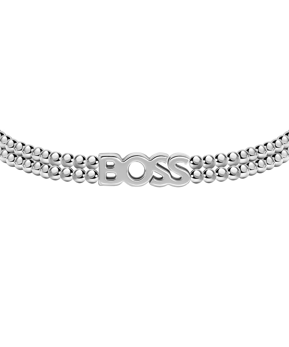 Boss BOSS Logo Stainless Steel Bracelet - Mococo