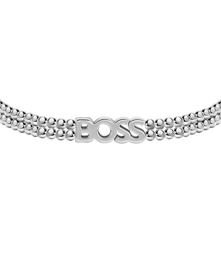 Boss BOSS Logo Stainless Steel Bracelet - Mococo
