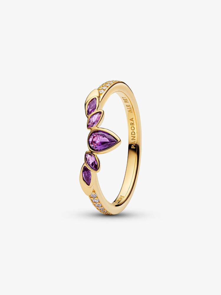 Pandora Gold Disney Frozen Queen Anna Tiara Ring
