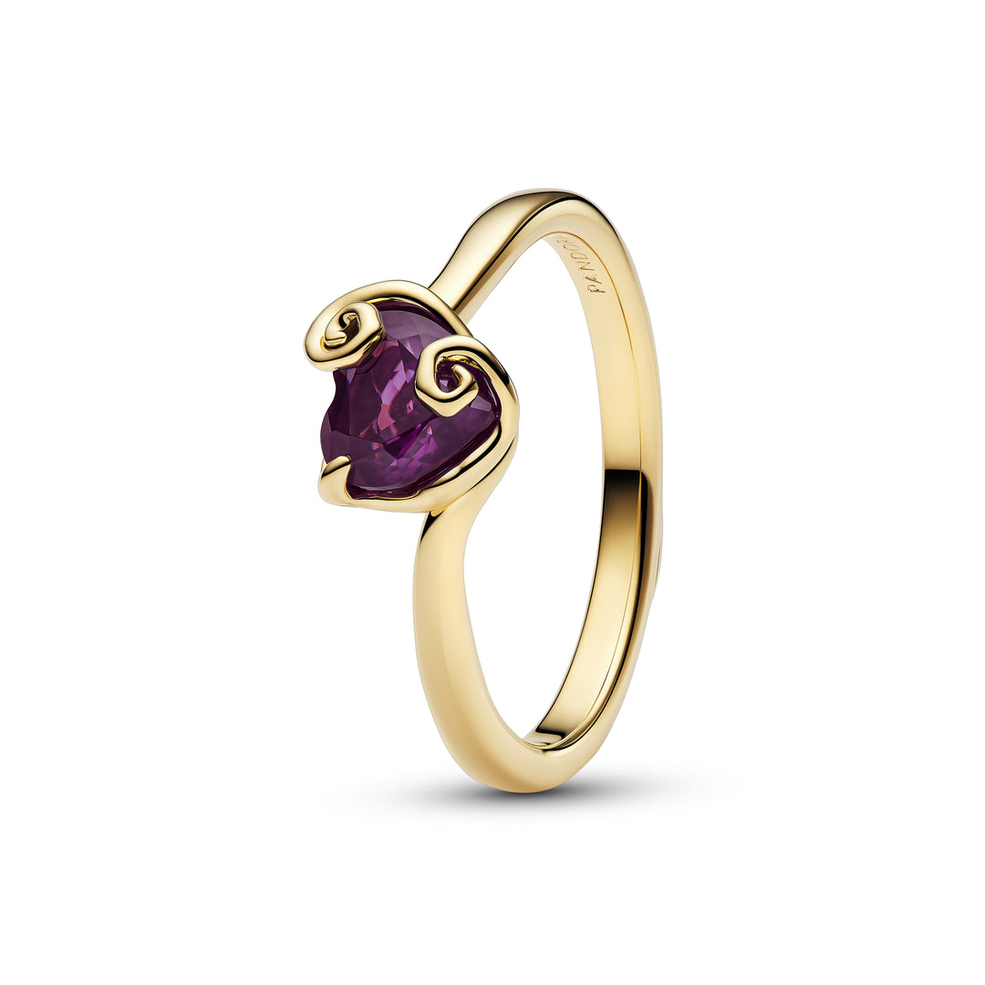 Pandora Gold Purple Disney The Nightmare Before Christmas Sally Ring