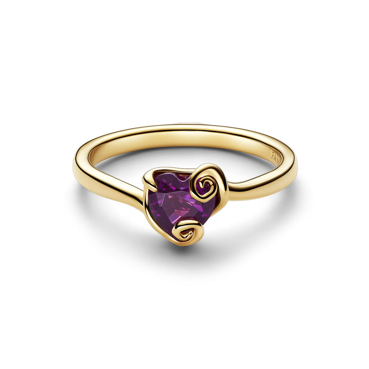 Pandora Gold Purple Disney The Nightmare Before Christmas Sally Ring