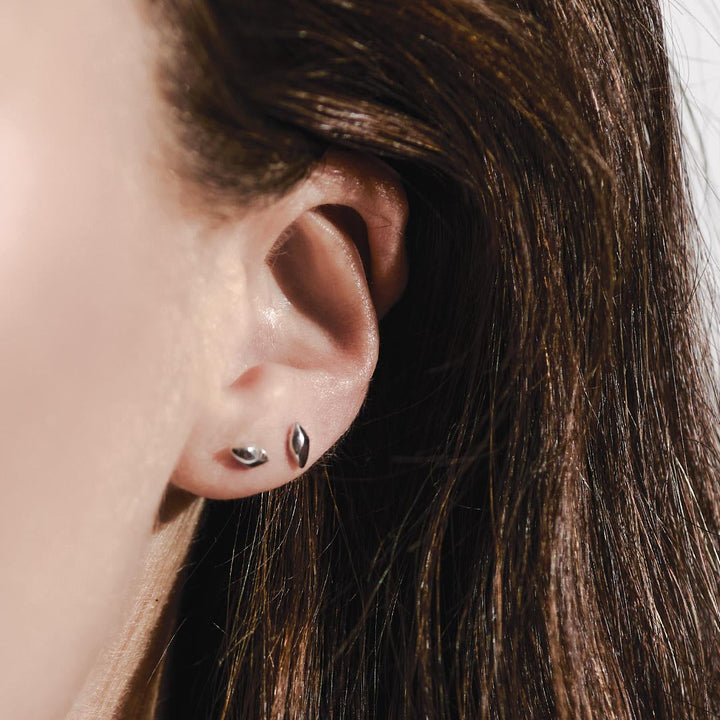 Kit Heath Glint Mini Stud Earrings Sterling Silver
