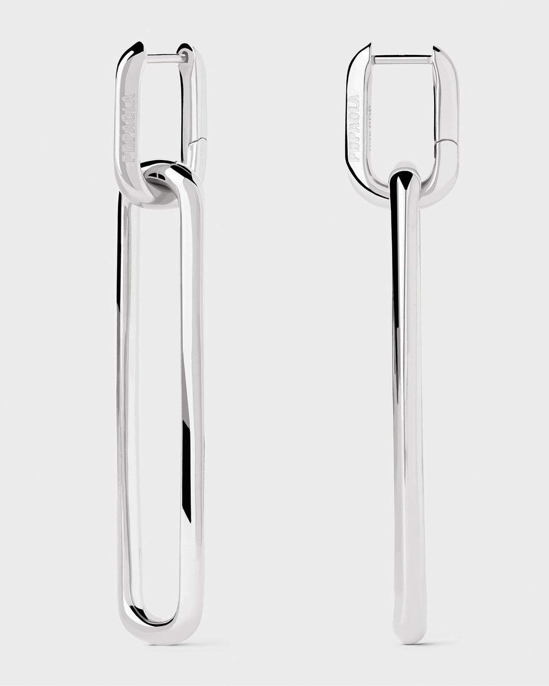 PDPAOLA Rodeo Silver Drop Earrings