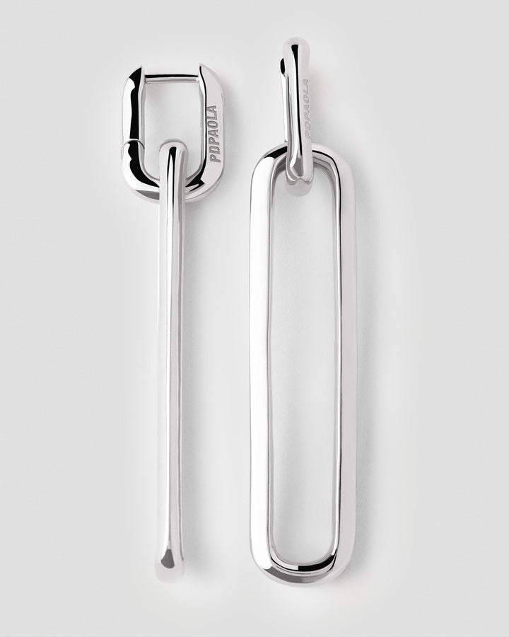 PDPAOLA Rodeo Silver Drop Earrings