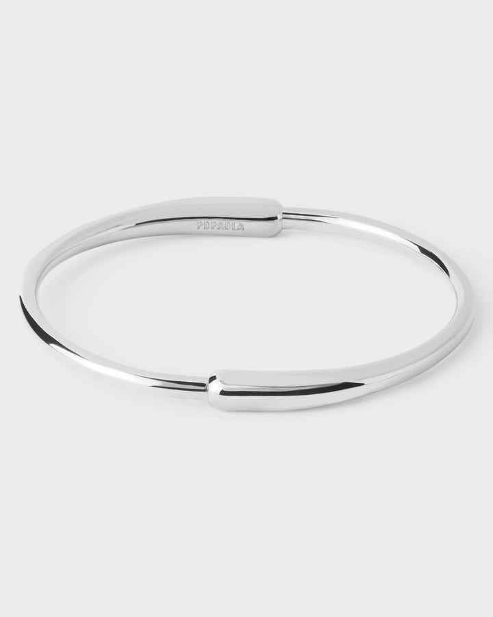 PDPAOLA Silver Loop Bangle