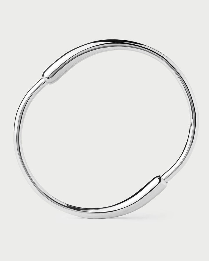PDPAOLA Silver Loop Bangle